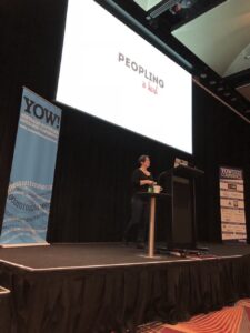 A lot of folks in tech share @kytrinyx's old belief that people skills, while hard, are nice-to-have but ultimately unnecessary and maybe even overrated. She's knows better now. ❤️ #yow17 https://t.co/Wem7RhW59t