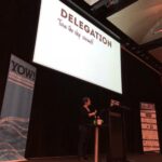 Great shout-out to @ldavidmarquet book "Turn the Ship Around" in @kytrinyx's talk! #yow17 https://t.co/KBIIZRF5ZR