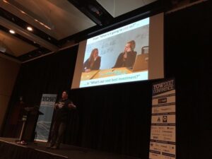 Important mental shift from "What is it going to cost us?" to "What's our next best investment?" It's a subtle change but key. @davidhussman #yow17 https://t.co/rRgdf8yV0C