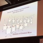 This talk by @WoodyZuill is great, but I'm also enraptured by @badbirdsart's illustrations. Charming, creepy, whimsical. ❤️ #yow17 https://t.co/HewHWtGpvB