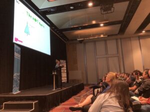 Kids always love the NOT gate, because it reverses everything. 😂❤️ #yow17 https://t.co/Hbn9hMihew