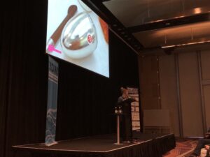 The world isn't done yet; there's so much yet to be invented and discovered. @lindaliukas's work teaches kids that they can help create the future. (I'd love a bicycle lamp movie projector!) ❤️🔦🚲 #yow17 https://t.co/qf5lqEnReY