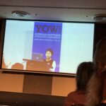 The next best thing to Clara live-coding is watching a video of it. Coding is fun! ❤️ #yow17 @jewelbots @SaraJChipps https://t.co/PJEiDWGnxB