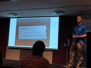 I love Kasper's To Do list: make the Web slightly better, and bring joy to mobile developers. ❤️ #yow17 https://t.co/fvfI3iGnNc