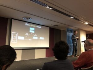 A good software architecture allows you to defer decisions as long as possible, to keep your system as flexible as possible. @mark_sabbatical walks us through @CochlearGlobal's app stack. #yow17 https://t.co/2mhcpvRYya