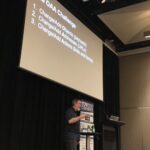 To ensure we don't introduce breaking changes in our APIs, we need to be able to change/add objects, addresses, and actions. We need to design EVOLVABLE APIs. @mamund #yow17 https://t.co/vI1oZDHYan