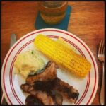 Dinner a la Snook: beer-basted "boar" ribs (from the World of Warcraft cookbook! 😂), champ, sweetcorn, and beer https://t.co/oQnYJahDiq https://t.co/rGP8jEWRSX