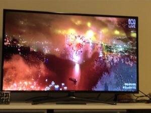 When the fireworks are so intense the ABC's encoder can't keep up! #SydneyNYE https://t.co/VvIQoNWmqD