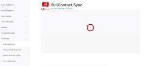 @FullContact I'm trying to enable sync with Eventbrite but it's just hanging on this step. Any ideas? (Just sent in support request.) https://t.co/HutJlPj3iY