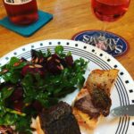 Beautiful sous vide salmon, Ottolenghi's beetroot salad, and Aldi rosé. #livingourbestlife 🤟 https://t.co/W4RLrB6vYz https://t.co/9Rs7FTZ37q