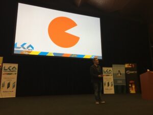 RT @kattekrab: The Pac-Man rule. Leave space in the circle for someone to join your conversation #lca2018 https://t.co/O5Sys2gJ7D