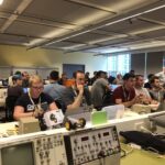 Huge crowd in UTS's fantastic electronics lab for the Open Hardware Miniconf! 🤖❤️ #lca2018 https://t.co/udw5NOKJgW