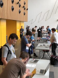 So many art appreciators! Don't miss out - we're only on during lunch! #lca2018 🖼️❤️💻 https://t.co/UzehiDHN6f