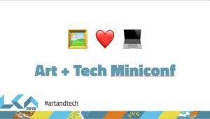 Slides and notes all ready for #artandtech miniconf tomorrow! I can't wait for you to hear from all the amazing speakers! See you in Building 6... #lca2018 🖼❤️💻 https://t.co/Orlh1KpL0e