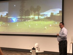 Video of the cosmic ray detection. Muon strikes were converted to beautiful sounds and lights for Adelaide Splash Festival. #lca2018 @pschulz01 https://t.co/S8q0cwAdeM