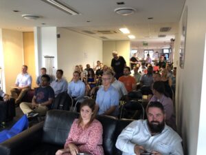 Big crowd waiting expectantly for @lightningdb's talk at @SydTechLeaders! #sydtechleaders https://t.co/eM9ecunJhY