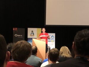 I can verify from personal experience that the @gctechspace is great! Thanks for inviting me @spidie. 😊 #lca2018 https://t.co/yw2YuQKO04