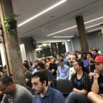 Nice big crowd for the first @reactsydney meet up of 2018! @JedWatson and @jesstelford living things off. #reactsydney https://t.co/w8j5MQtRMX