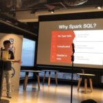 Final talk is by noted Scala fanboy and @CampaignMonitor's own Binzi Cao talking about building a rules engine with Spark SQL. @preactaau https://t.co/D0H4gU5PkS