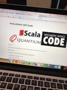 SCALA! WOO! LET'S DO THIS!! @WWCSyd @QuantiumAU https://t.co/RQuRbWYyfS