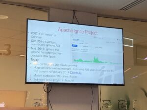 Apache Ignite has flown under the radar to some extent, but it's growing super fast. 2nd fastest ASF project to graduate after Spark; 3rd most active project. @rachelpedreschi @gridgain https://t.co/Ol4tCu4yj9