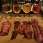 BONUS. Rosé and bacon tasting flight for me!! ❤️ https://t.co/n7UzgNz6lT https://t.co/Qu8ZPQMPui