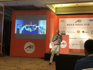 Would not have believed I’d travel all the way to India to hear about design at @Walmart! @mak0ski really engaging the crowd at #AgileIndia2018 https://t.co/3OzK5otavw