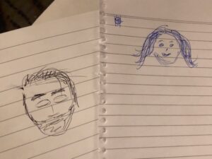 LOL. @mak0ski made us draw each other. Such a great creative exercise! Didn’t @soganmageshwar and I do a good job?! 😂 #AgileIndia2018 https://t.co/k2eiDxDPi2