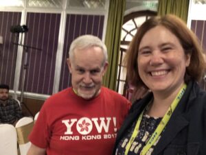 It’s very easy to spot the @yow_conf alumni when they’re wearing our shirts! 😂 Always nice to run into @fgeorge52. #agileindia2018 https://t.co/hh3StBIbAI