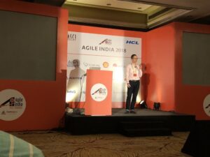 Nils Kappeyne from @Shell_NatGas starting his talk with his fascinating family story. Progress is great, but it’s also fragile. #AgileIndia2018 https://t.co/rGZsfBTEBn