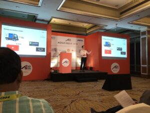 Digital is a huge part of Shell’s future. They’re even disrupting themselves - delivering fuel directly to their customers (which annoys the folks running gas stations). “If we don’t do it, someone else will.” #AgileIndia2018 https://t.co/owOMF7VGkz