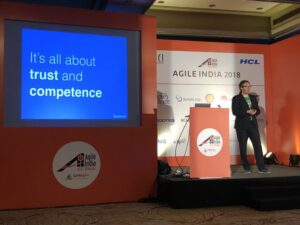 Security is about gaining trust through demonstrating competence. Every breach erodes that trust. Customers have more and more options, and they will leave (even for govt sites). #AgileIndia2018 @jystewart https://t.co/OLM879TnR9