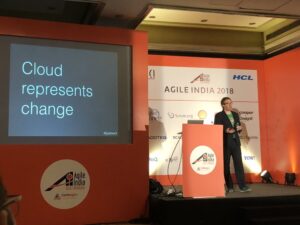 Why do people fear cloud security more than other practices (like old unpatched Windows PCs)? Because human beings have a bias to fear change, and the cloud is new. #AgileIndia2018 @jystewart https://t.co/ZDjmGGvM88