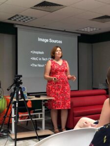 Two photos of me in action from last night’s @Wwcodesingapore. Thanks @coderkungfu! 😂 #WakandaForever https://t.co/rJuJzdvqIy