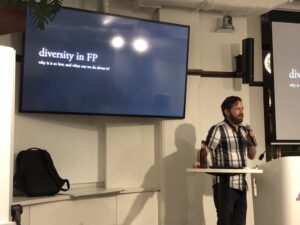 “Gentlemen - we are a community in crisis.” @jedws is talking about the problem of diversity in the FP community. “We, the majority, need to do something about it.” 👏 #fpsyd https://t.co/phkmuhRhYe