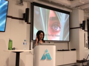 Learning about user experience and human vision from @sepide. As someone who is blind as a bat without my specs, this is relevant to my interests! #ggdsyd @GGDSydney 🤓 https://t.co/NsmSvDrwzI