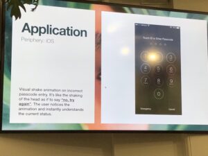 Because human vision is so attuned to motion, lots of apps use it to draw your attention to things you might otherwise miss. (Similarly, Damian Conway advises animating your code samples in tech talks to make it easier for attendees to follow!) #ggdsyd @GGDSydney https://t.co/Jtjxpo0j8L