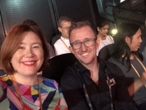 Happened to spot a familiar face on my way in! @glenngillen #AWSSummit https://t.co/zOFUi2EGz2