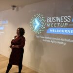 Helen from Business Agility Melbourne telling everyone about her meetup group. You should check it out! #yownight https://t.co/IX1h9dZpkd https://t.co/ozLm8ADB8M