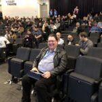 The crowd is gathering and our tweeter-in-residence has taken up his customary spot in the front row! #YOWData https://t.co/8c4Fkl2lqG