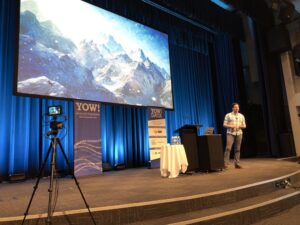 Next speaker - another astrophysicist?! - is Hercules from @Atlassian starting with a story about a zoologist… #YowData https://t.co/7QKBkyCCRM