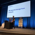 One thing that worked well for @atlassiandev was separating storage from compute - going with cloud native storage rather than HDFS, etc. #YOWData @rohandhupelia https://t.co/kjFvalt3yD