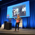 Hearing a cautionary tale from @lindamciver about a student who hated programming in Scratch but flourished when given the tools to solve real, interesting problems. #YOWData https://t.co/HJeQz8iYg9