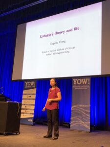 Looking forward to learning about category theory from @DrEugeniaCheng! (Flashbacks to some of @davidhearnden’s memorable @CanvaTech brown bags…) #ylj18 https://t.co/UUApEcKaaz