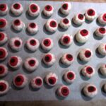 39 Cake Eyeballs, ready for the party on Saturday...