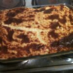 Vegetarian Pastitsio with silverbeet, zucchini, and bechemel! From this recipe: http://souvlakiforthesoul.com/vegetarian-pastitsio-pies