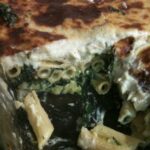 Vegetarian Pastitsio with silverbeet, zucchini, and bechemel! From this recipe: http://souvlakiforthesoul.com/vegetarian-pastitsio-pies