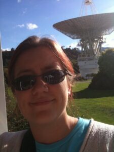 Me and the largest deep space communications dish in the Southern Hemisphere: . (NERD ALERT!)