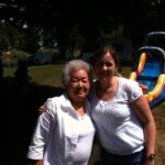 One more from the reunion: me and Grandma Harter. This is where I get the Korean from!