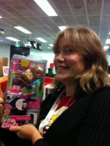 ZOMG. I WON COMPUTER ENGINEER BARBIE. I actually WANTED one of these!! #GGDSydney